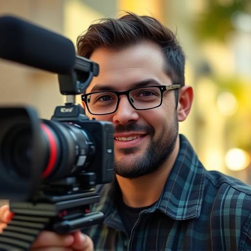 Foto de perfil de Marcos Vinícius, ex-aluno do curso de Videomaker Completo.
