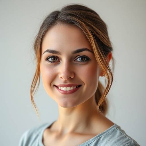Retrato de Beatriz Oliveira, designer gráfica e especialista em branding.